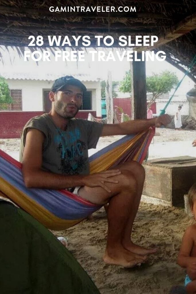 28 Ways to Sleep For Free Traveling 1 28 WAYS TO SLEEP FOR FREE TRAVELING