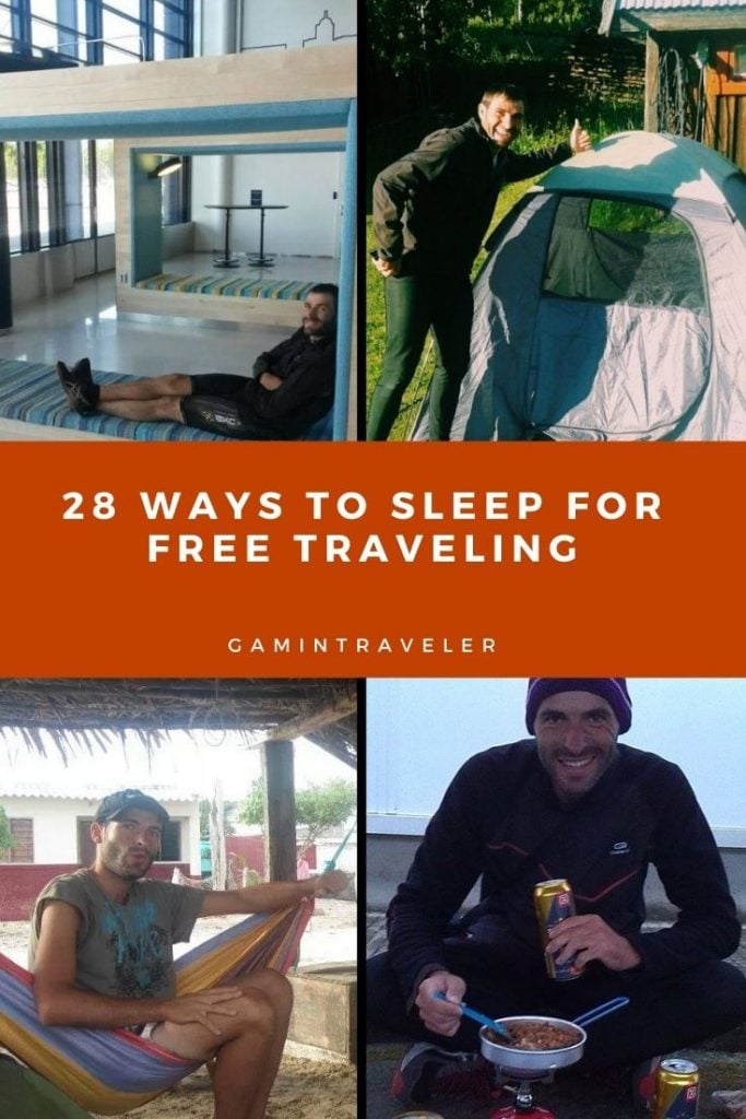 28 Ways to Sleep For Free Traveling 2 28 WAYS TO SLEEP FOR FREE TRAVELING