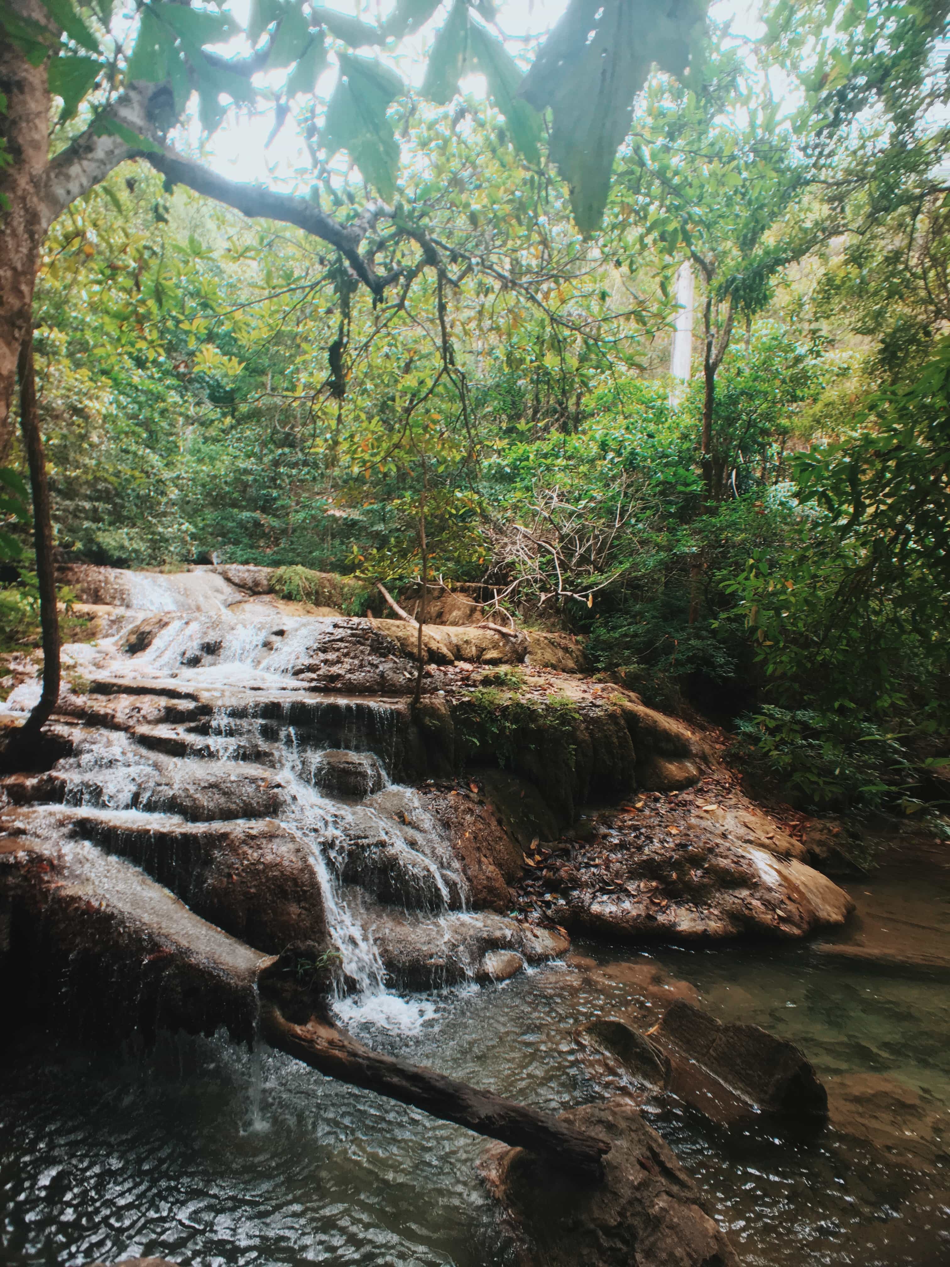 How to get from Bangkok to Kanchanaburi By Train, Bus And Van 3 things to do in kanchanaburi, Erawan waterfalls