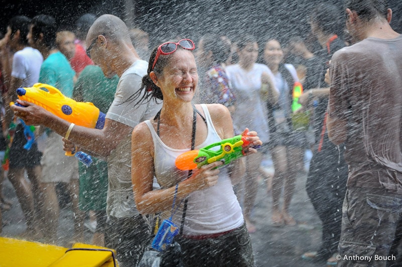 How to Get From Bangkok Airport to Khao San Road Best Way 39 GaminTraveler.com Songkran by Anthony Bouch