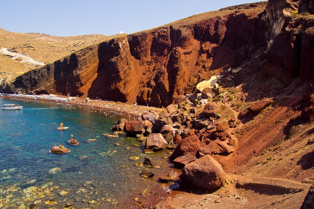 Things to do in Santorini, Places to visit in Santorini, Beaches in Santorini, Red Beach
