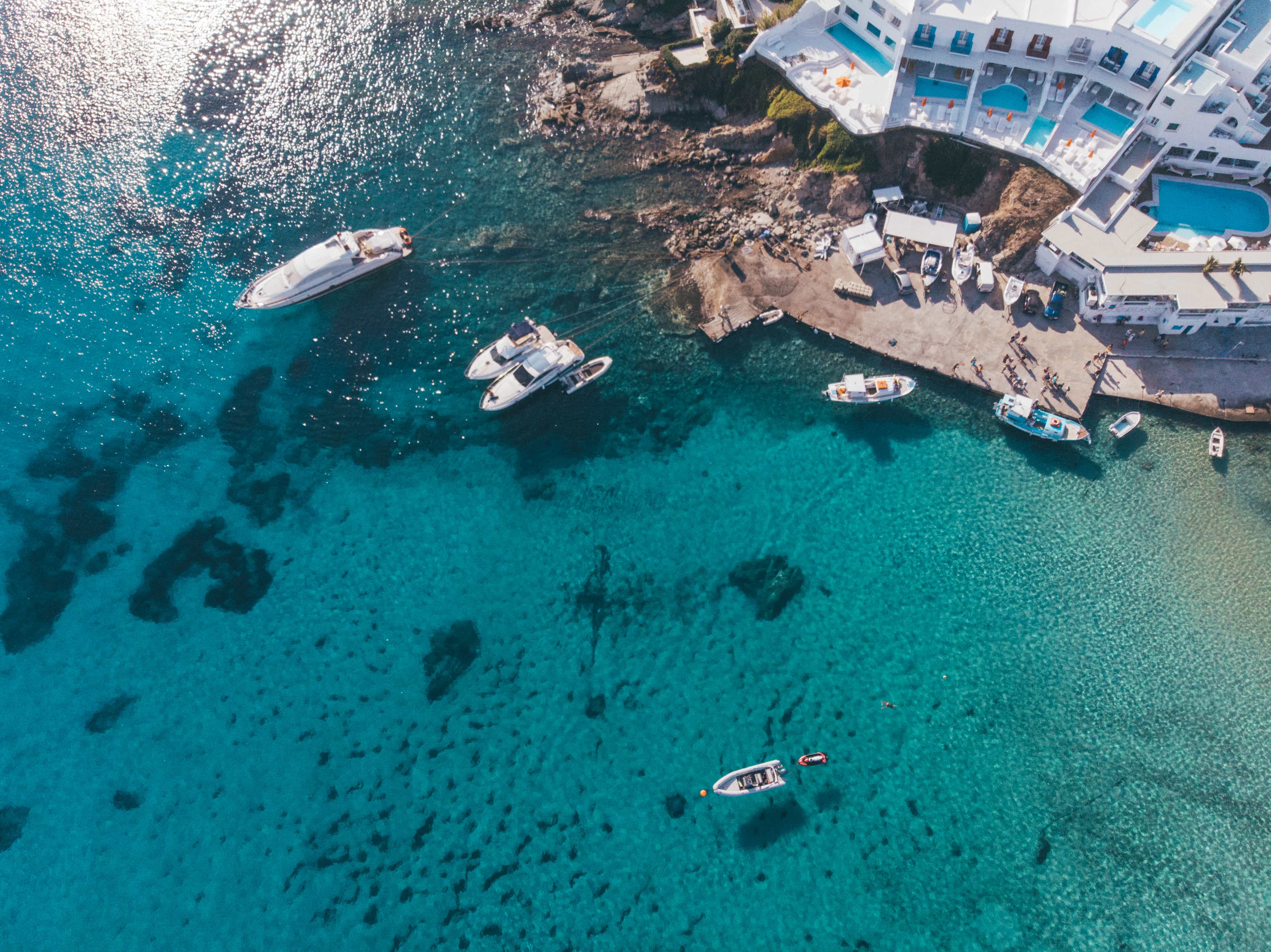 22 Amazing Things to do in Mykonos (Travel Guide) 29 Things to do in Mykonos, Places to visit in Mykonos, Food to try in Mykonos, cavo tagoo mykonos, platis gialos