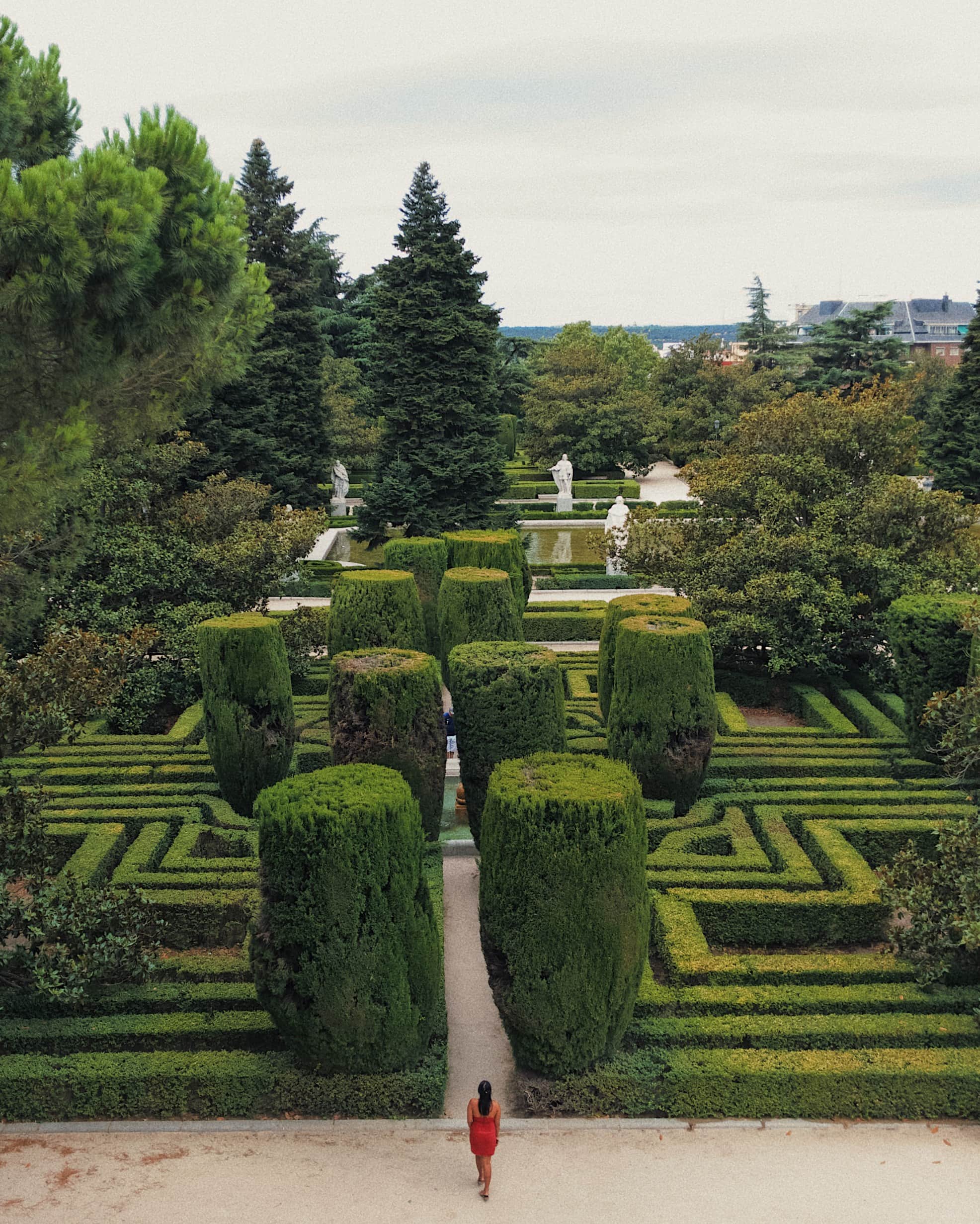 Madrid Instagram Spots 25 Most Instagrammable Places in Madrid 5 Instagrammable places in Spain, Madrid, Jardines de Sabatini, Sabatini Gardens