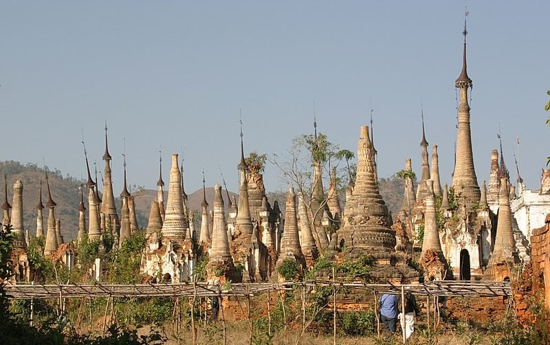 13 Awesome Things to do in Inle Lake (Travel Guide) 21 Inle Lake travel guide, things to do in inle Lake, Inle boat tour, Pagodas Dein Village in Inle Lake