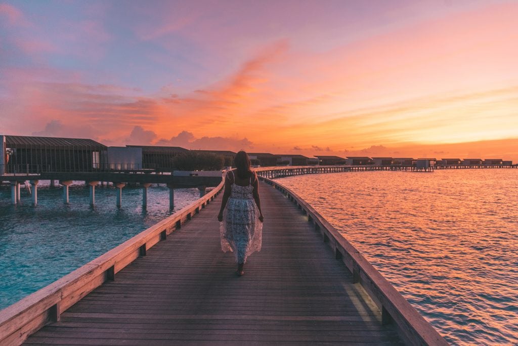 Comparing Bora Bora vs Maldives: Which is Better? 5 sunsets in Maldives luxury resorts vs local islands in Maldives, Bora Bora vs Maldives