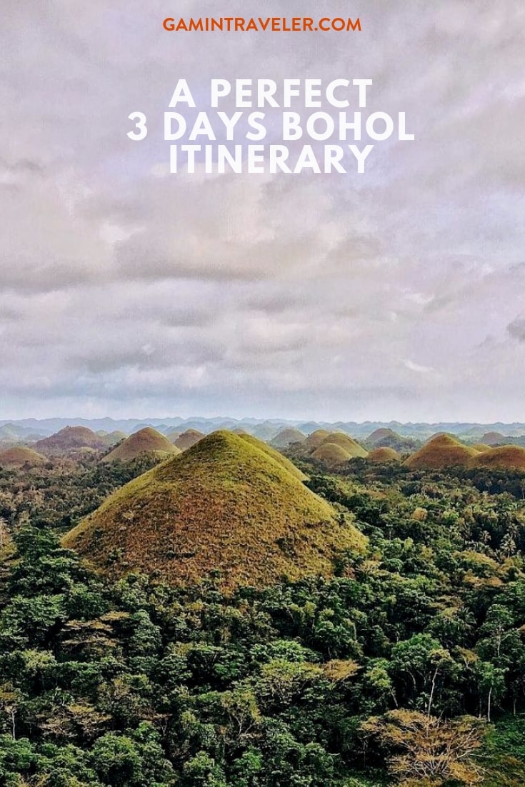 Bohol Itinerary