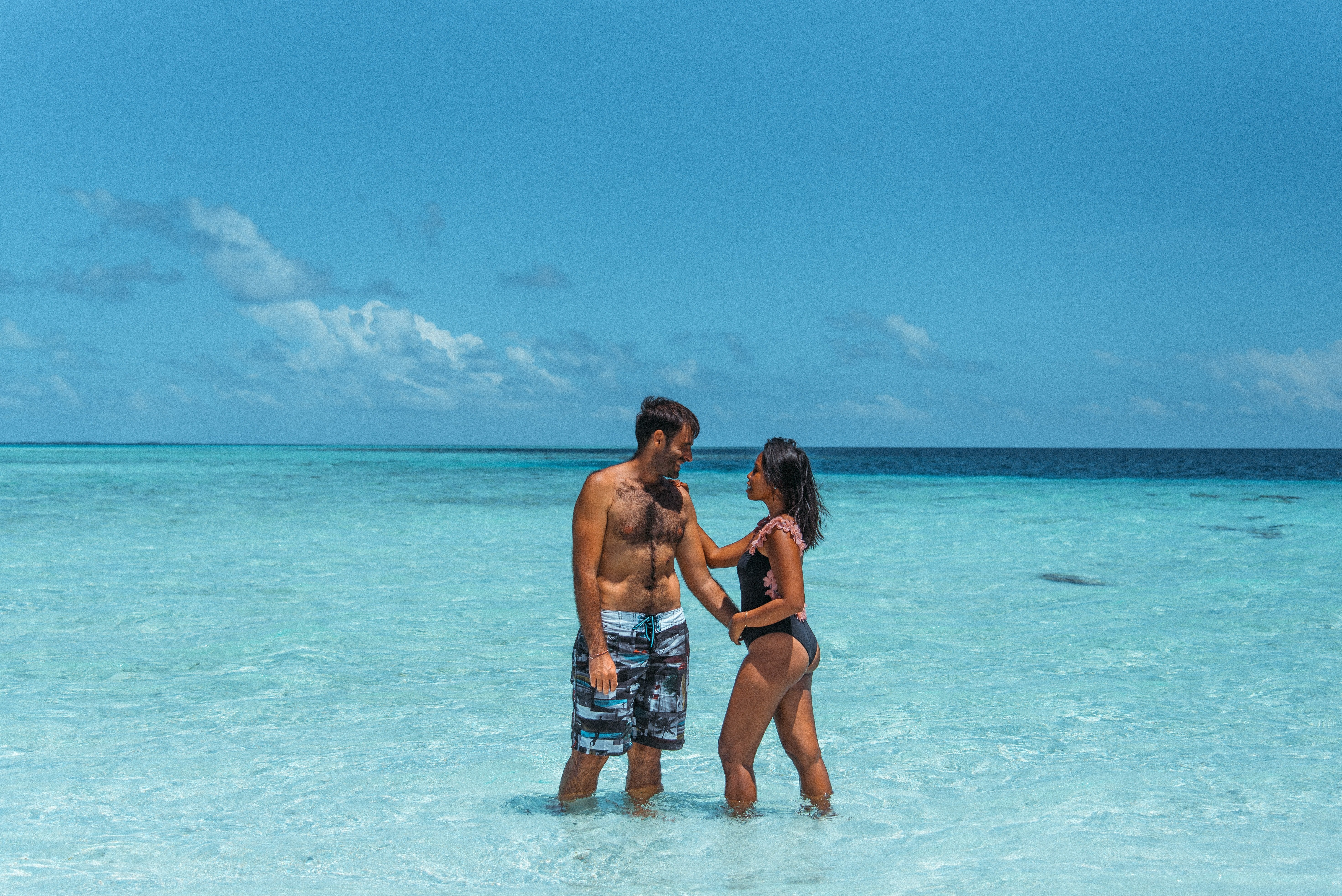 Comparing Bora Bora vs Maldives: Which is Better? 4 Always loved the blue water of the Maldives. | Bora Bora vs Maldives