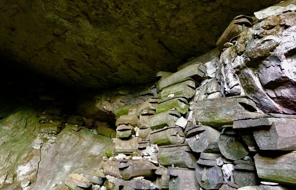 Lumiang Burial Caves, 
Sagada Tourist Spots, Sagada travel guide, sagada travel tips