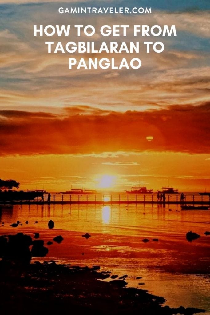 How to get from Tagbilaran to Panglao Best Way 1 TAGBILARAN TO PANGLAO