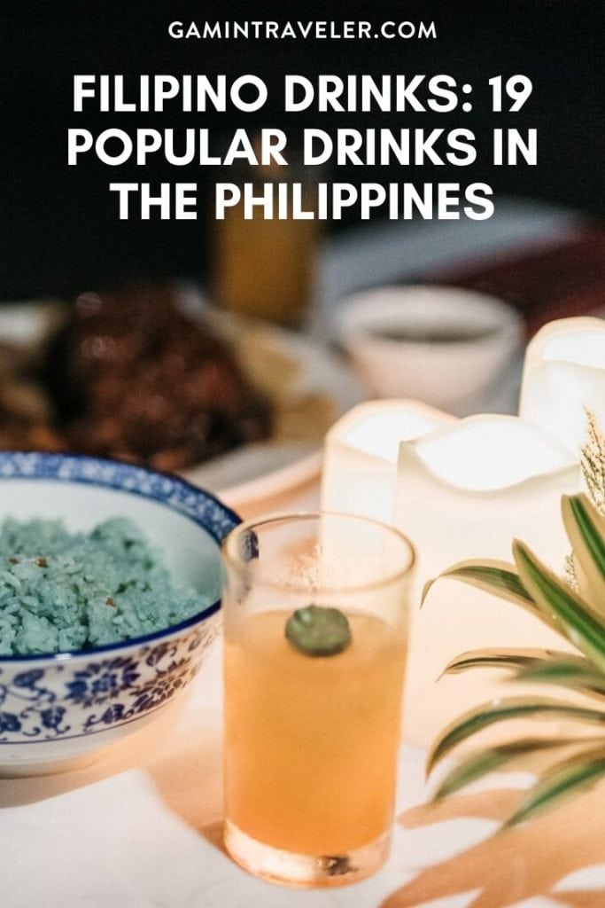 Filipino Drinks: 19 Popular Drinks in the Philippines And Filipino Beers 3 Filipino Drink 1
