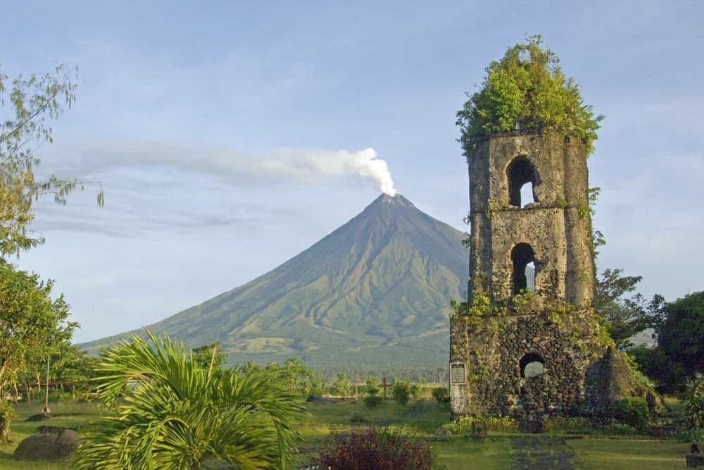 15 Best Bicol Tourist Spots And Things to do in Bicol (Travel Guide) 9 Cagsawa Ruins Park, albay tourist spots, things to do in albay