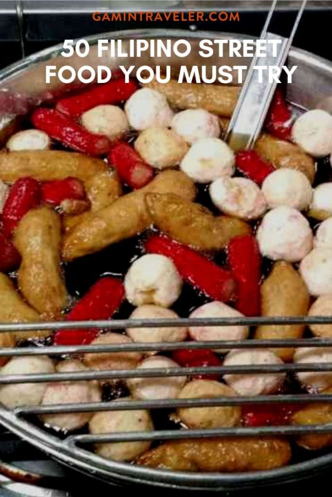 Street Food Philippines - 50 Best Filipino Street Food You Must Try 1 Sreet Food 2 Pin