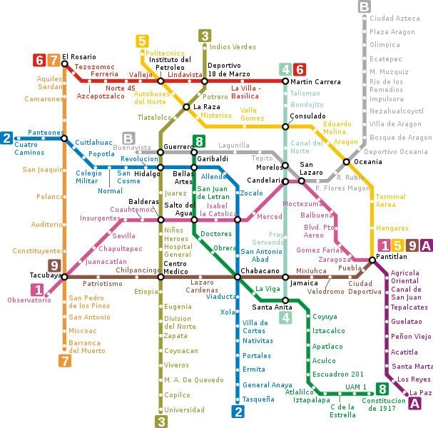 How To Get From Mexico City Airport To City Center Best Way 3 Mexico City Metro Map, Mexico City airport to city center, Mexico City airport to city, How To Get From Mexico City Airport To City Center