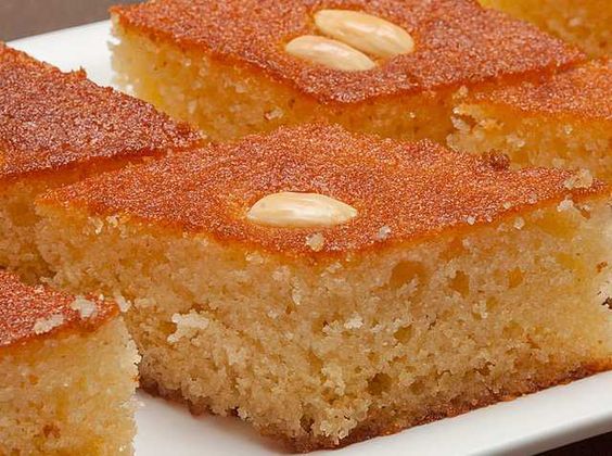 Best Egyptian Food - 57 Best Egyptian Dishes And Traditional Food in Egypt To Try 37 Basbousa