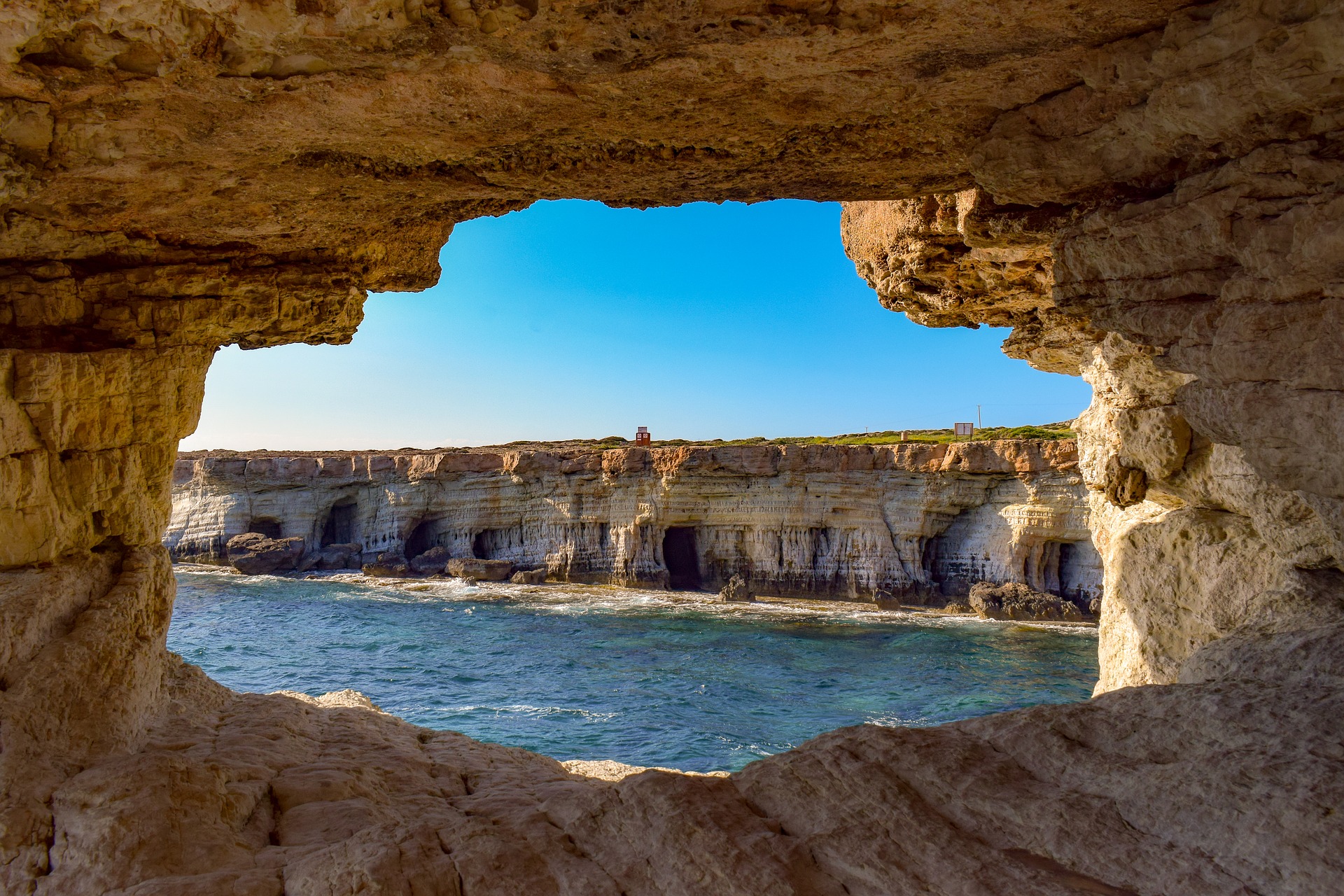 Ayia Napa are the Sea Caves, 