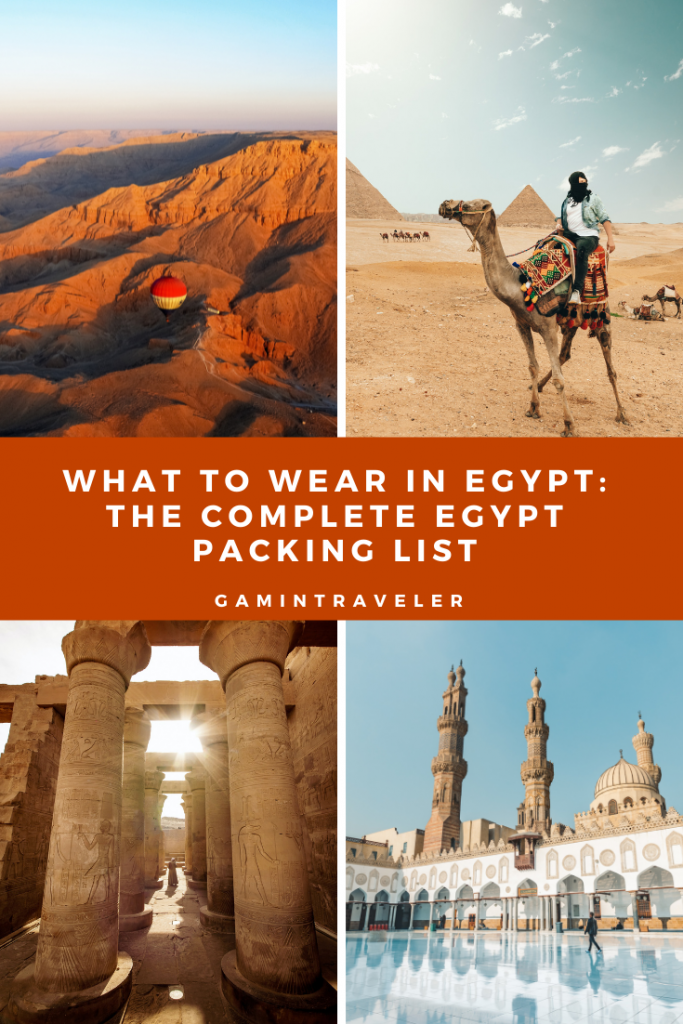 What To Wear In Egypt - Our Egypt Packing List And What To Pack For Egypt 1 1 5