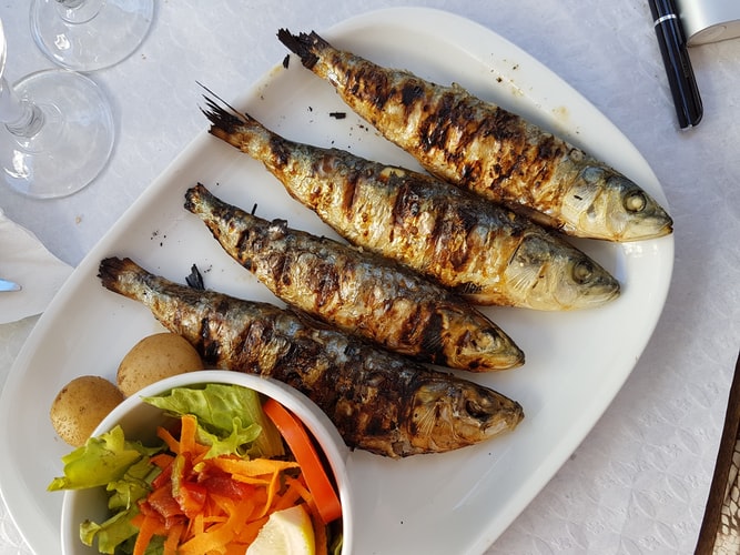Sardinhas assadas
