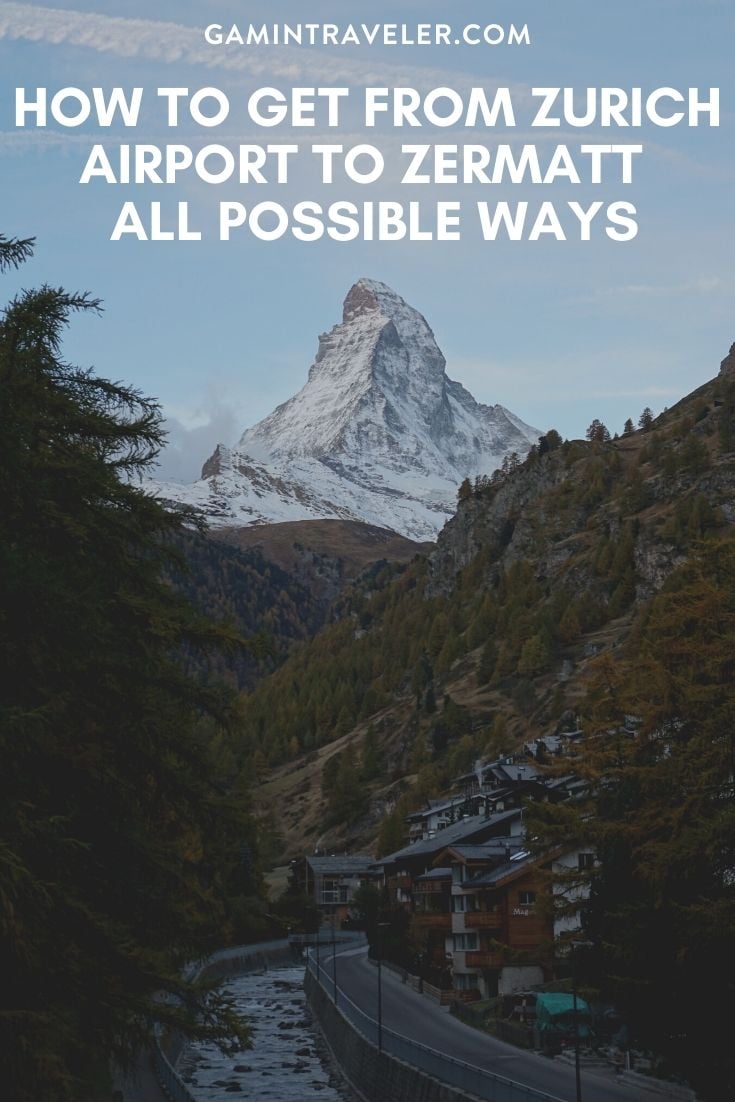 How To Get From Zurich Airport To Zermatt Best Way 1 How To Get From Zurich Airport To Zermatt - All Possible Ways