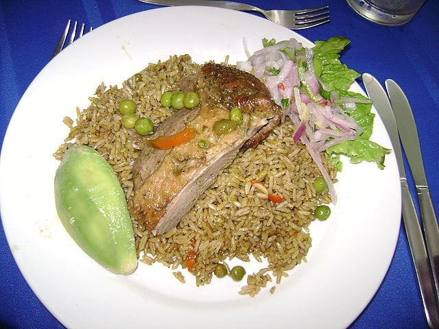 Best Peruvian Food: 47 Best Peruvian Dishes Abd Traditional Food to try 12 Peruvian Food, Peruvian cuisine, Traditional Peruvian Food, food in Peru, Peruvian dishes, Arroz con Pato