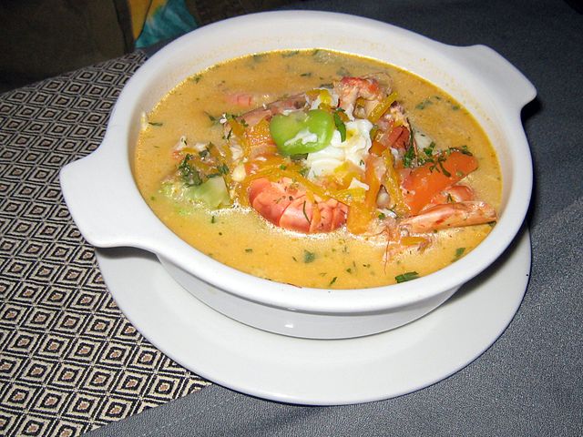 Best Peruvian Food: 47 Best Peruvian Dishes Abd Traditional Food to try 24 Peruvian Food, Peruvian cuisine, Traditional Peruvian Food, food in Peru, Peruvian dishes, Chupe de camarones
