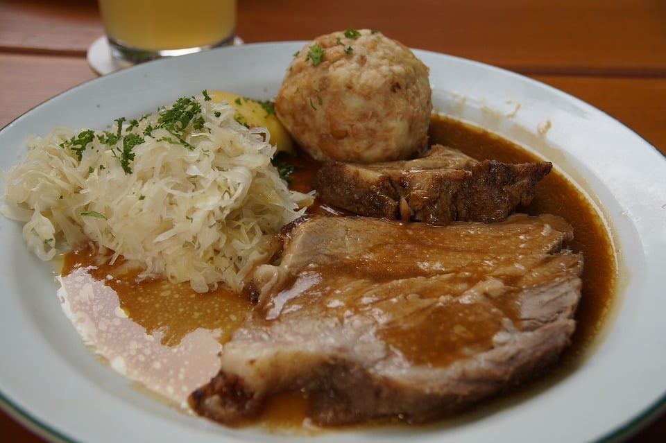 Best Czech Republic Food - 43 Czech Republic dishes And Traditional Food in Czech Republic to try 7 Czech Republic Food, Czech Republic cuisine, Traditional Czech Republic Food, food in Czech Republic, Czech Republic dishes, Vepřo knedlo zelo