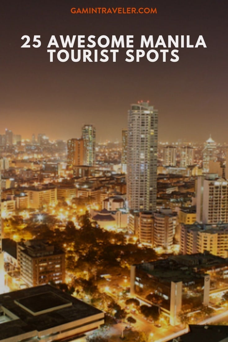 Manila Itinerary: 25 Best Manila Tourist Spots And Things to do in Manila 1 manila pin