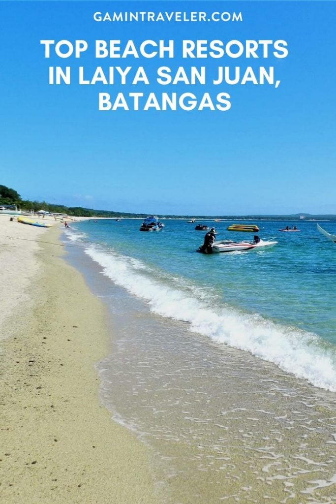 Top 13 Beach Resorts in Laiya San Juan, Batangas 1 Beach resorts in Laiya