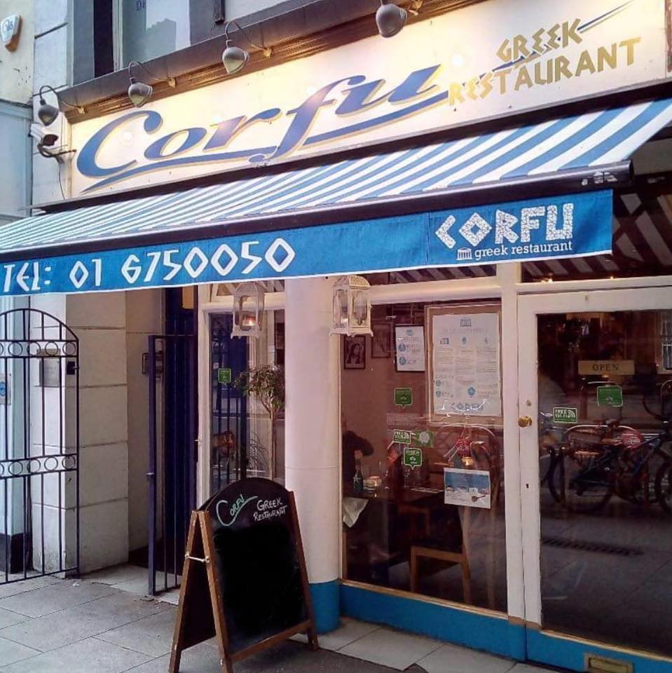 Dublin Food - 30 Best Restaurants in Dublin and Where to Eat 18 Restaurants in Dublin, best restaurants in Dublin, restaurants Dublin, Dublin restaurants, where to eat in Dublin, Dublin food, corfu greek restaurant