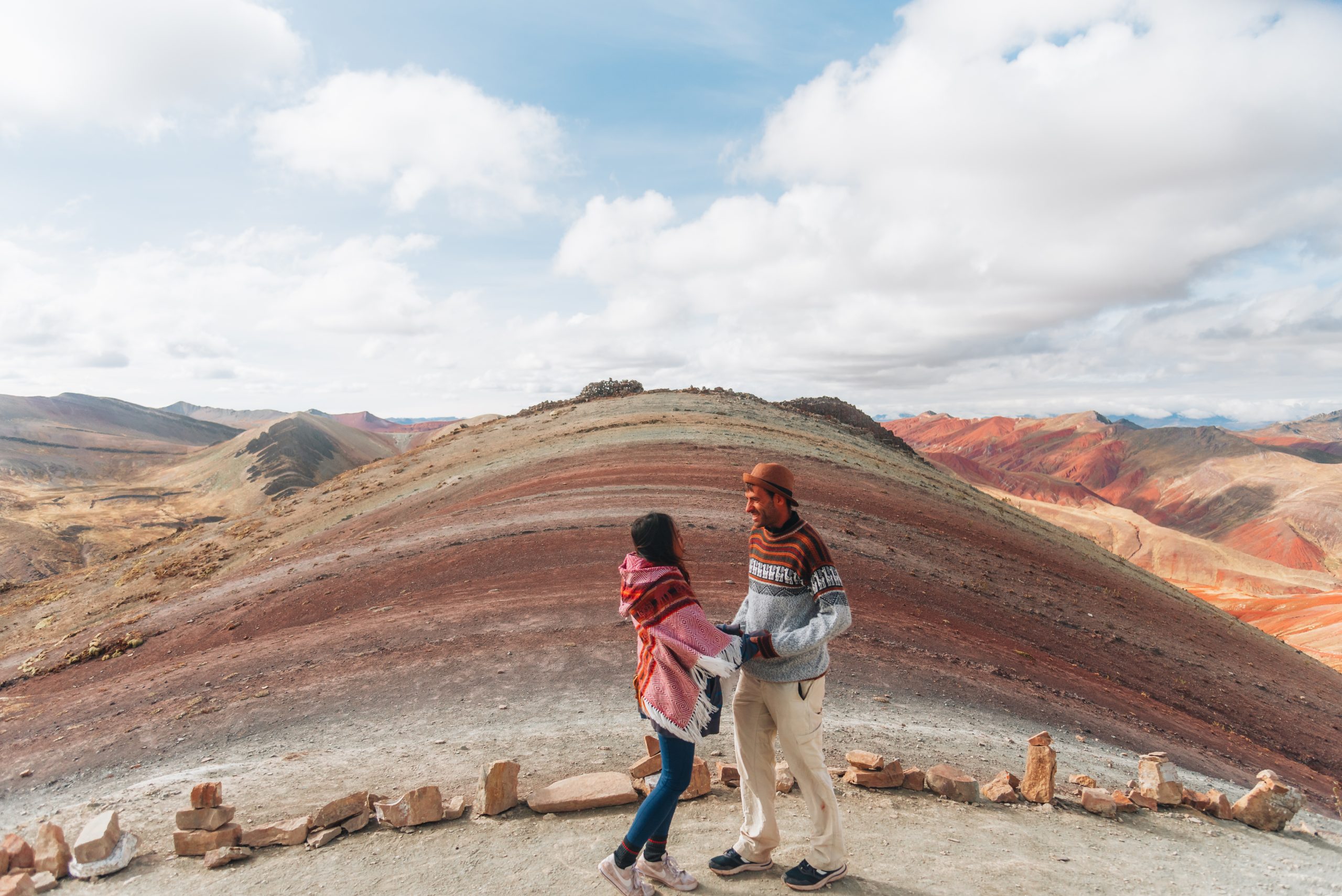 How To Get From Cusco To Palccoyo: The Alternative Rainbow Mountain (Travel Guide) 2 Hiking Rainbow Mountain Palcoyo in Cusco Peru 8947 scaled