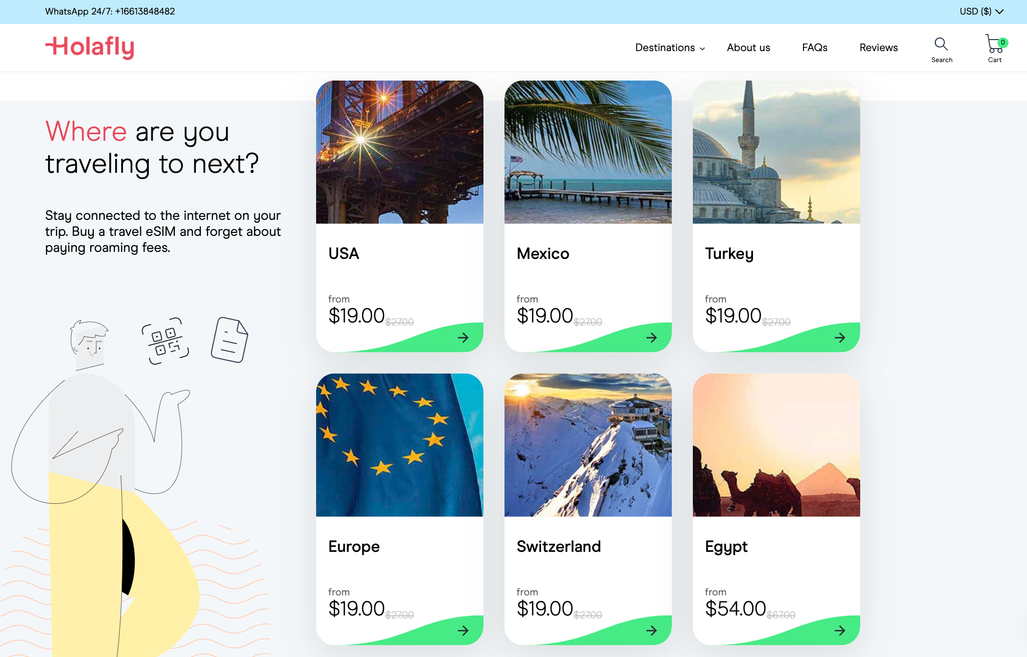 Holafly USA eSim Discount Code - Unlimited Data For United States 5 Review Holafly USA eSim For Tourist And Best Prepaid eSim in the United States 2022,