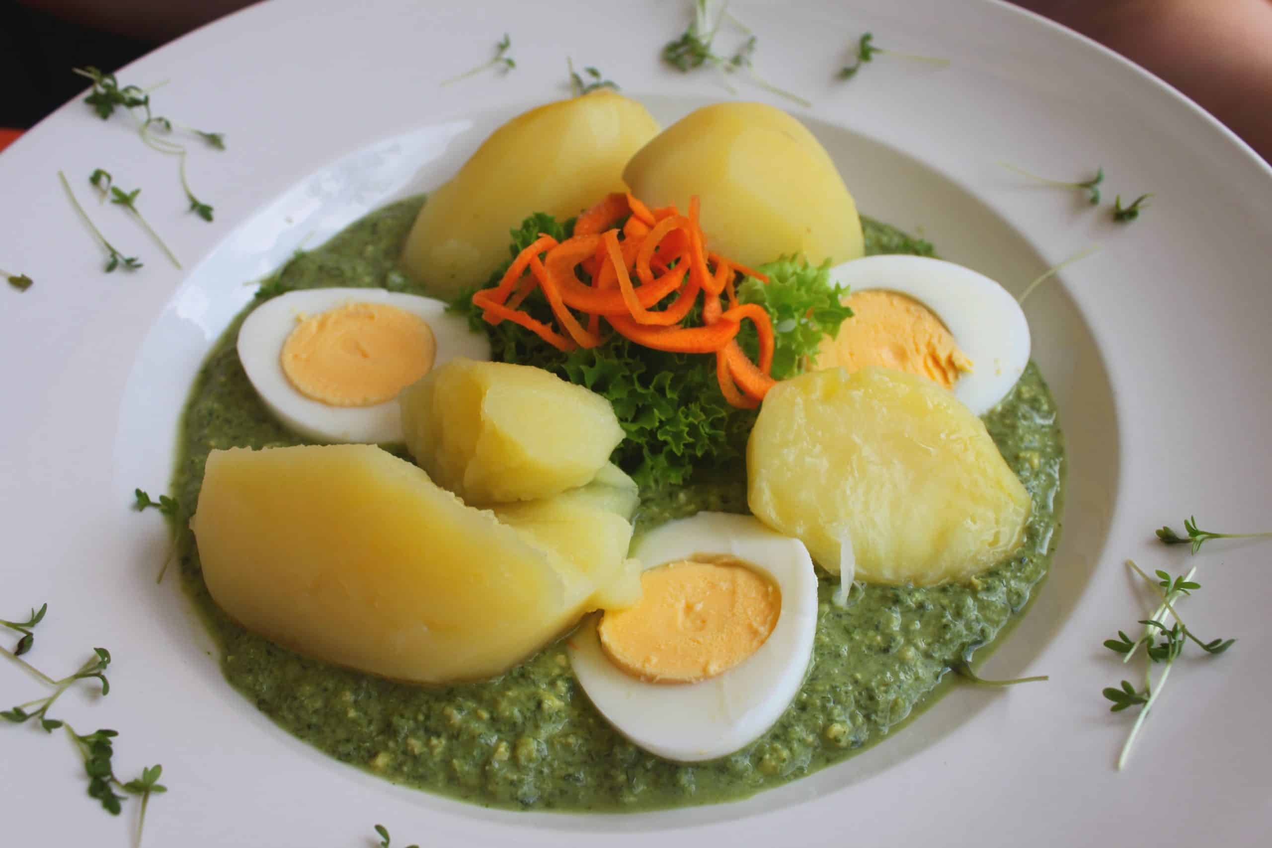 Vegetarian Food in Germany - 16 Best German Vegetarian Dishes And Vegan Food In German 11 Frankfurter Grüne Sauce - vegetarian food in Germany, vegan food in Germany, German vegetarian dishes, vegan in Germany, vegetarian in Germany, plant based food in Germany