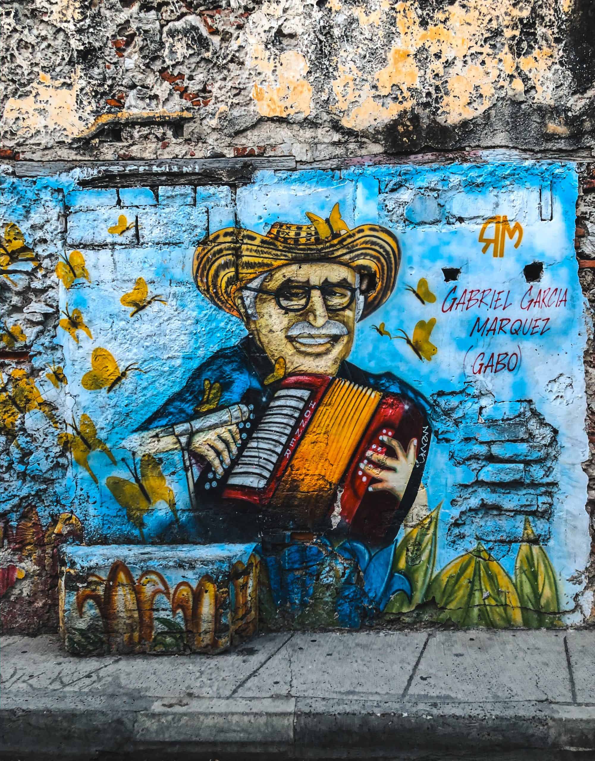 Medellin vs Cartagena: Which Colombian Destination Is Truly Better? 11 A street art of Gabriel Garcia Marquez, Cartagena vs Medellin - 10 Best Reasons to Visit Each City