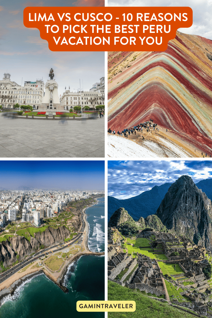 Comparison Lima vs Cusco - 10 Reasons to Pick the Best Peru Vacation For You 1 Lima vs Cusco 10 Reasons to Pick the Best Peru Vacation For You Image