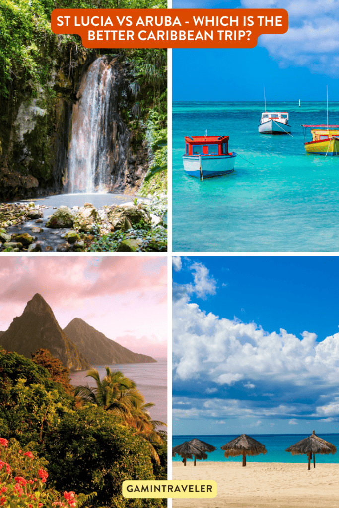 Comparison St Lucia vs Aruba - Which is the Better Caribbean Trip? 1 St Lucia vs Aruba - Which is the Better Caribbean Trip?