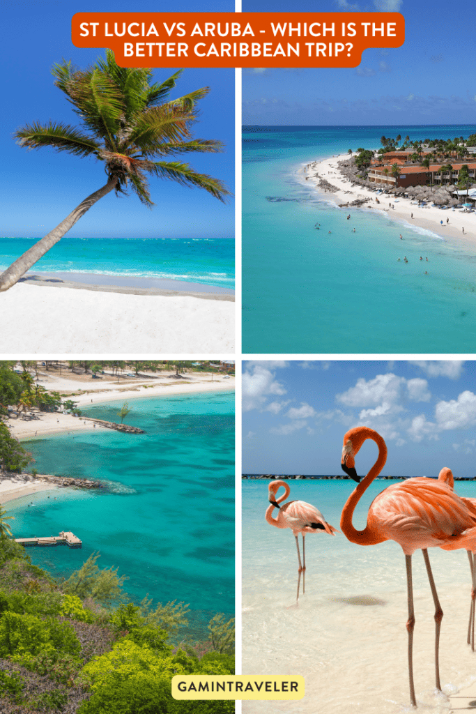 Comparison St Lucia vs Aruba - Which is the Better Caribbean Trip? 2 St Lucia vs Aruba - Which is the Better Caribbean Trip?