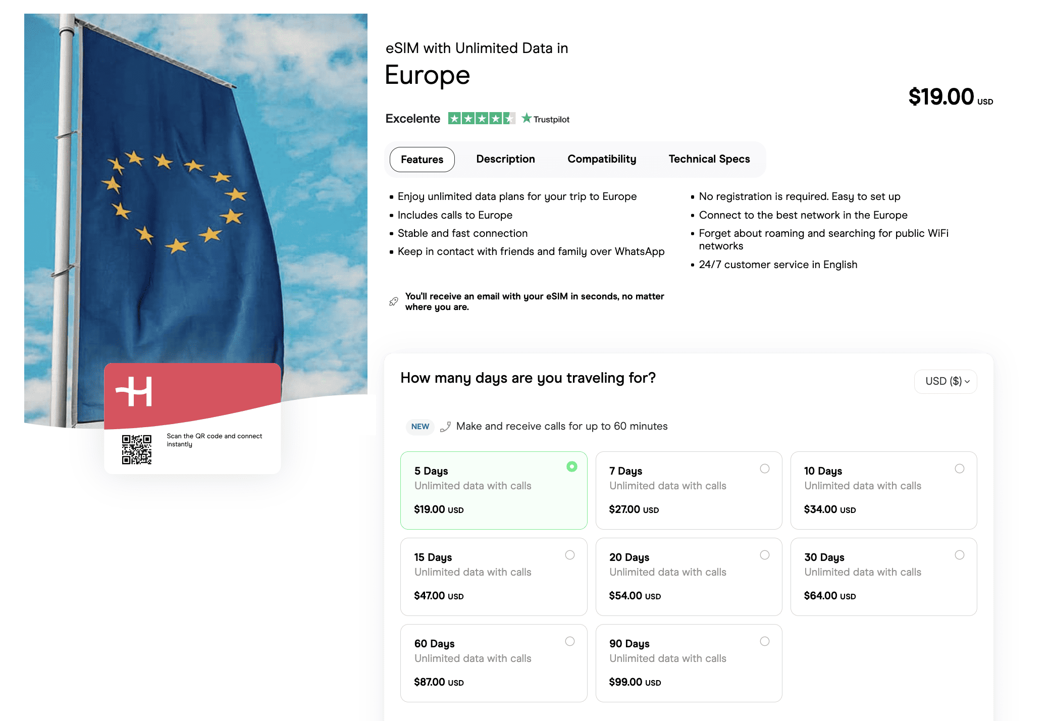 How to Use your Cell phone in Europe: Make Calls and Surf the Internet Without Limits 2 Europe eSIM with Phone Number, eSIM with local number