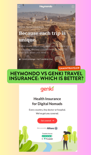 Best Travel Insurance: Heymondo vs Genki Travel Insurance: Which is Better? 1 Heymondo vs Genki Travel Insurance: Which is Better?