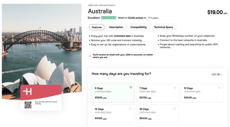 Getting an Australia SIM Card in 2024: Prepaid SIM Card in Australia 9 HOLAFLY ESIM AUSTRALIA,