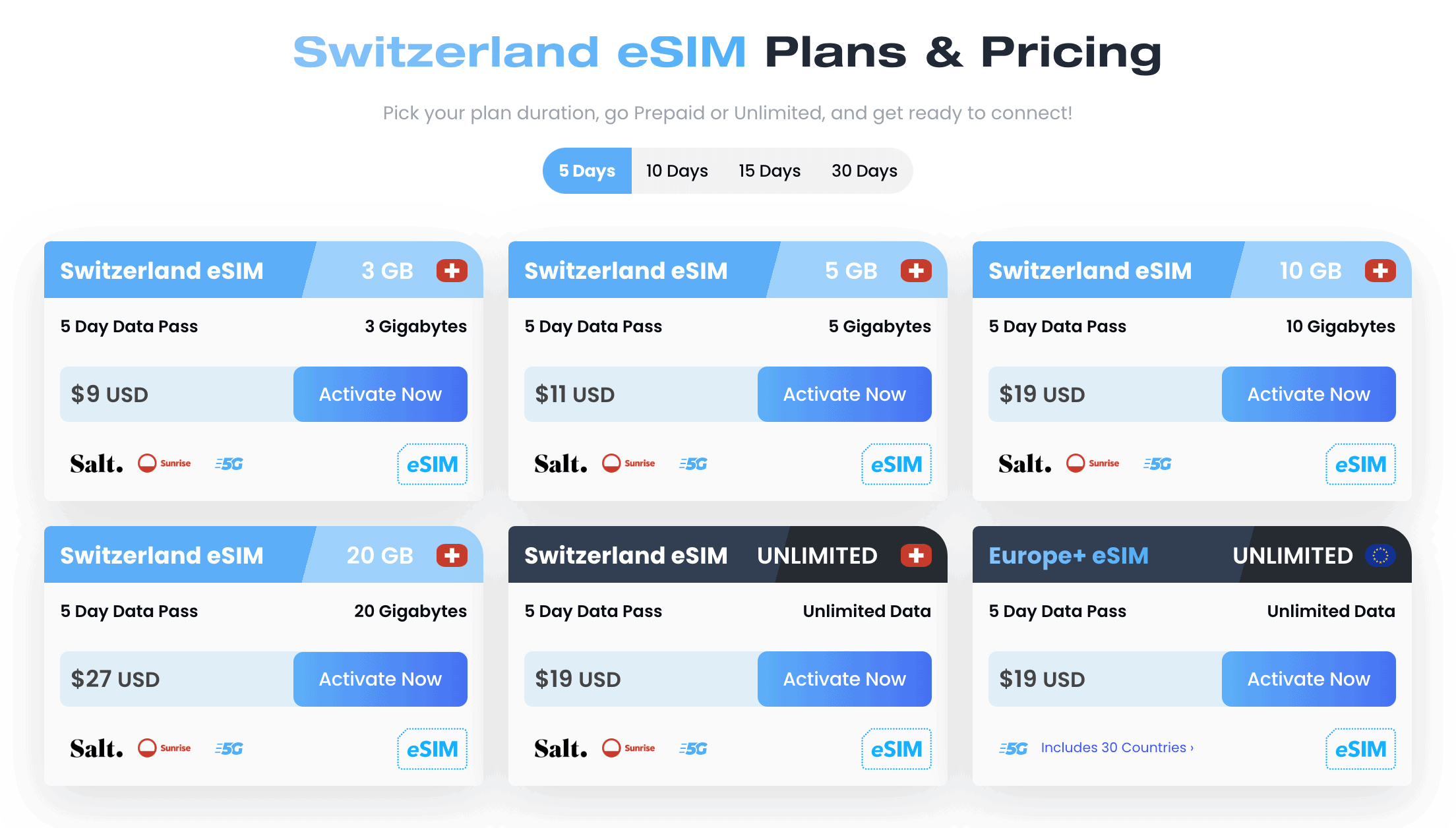 Maya Switzerland  - Zurich airport SIM Card - SIM Card Zurich Airport