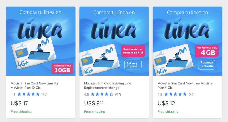 Getting a Venezuela SIM Card in 2024: Caracas Airport SIM Card 3 Movistar Venezuela, Venezuela SIM Card, Venezuela Airport SIM Card, Caracas Airport SIM Card