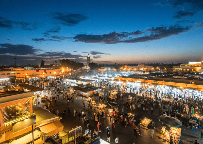 21 Everyday Moroccan Habits Tourists Rarely Understand 5 Jemaa el-Fnaa Square - Medina in Marrakech - UNESCO Marrakech -2 Days in Marrakech - Marrakech Itinerary - Marrakech in 2 Days - 2 Nights in Marrakech - Two Days in Marrakech - Marrakech Itinerary