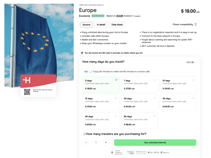 Holafly vs GigSky in 2024: Which eSIM is Better for You? 2 Holafly vs Gigsky, Holafly or Gigsky Europe Data Plans
