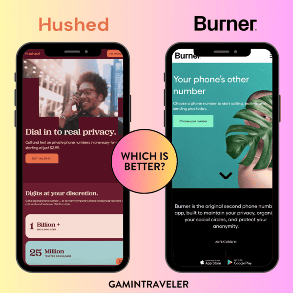 Hushed vs Burner: Which is the Better Private Phone Number 1 Hushed vs Burner, Hushed or Burner