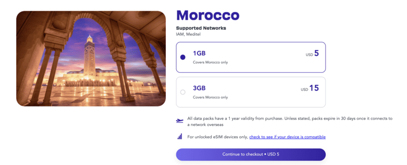 Jetpac MoroccoeSIM Jetpac eSIM Jetpac eSIM Review