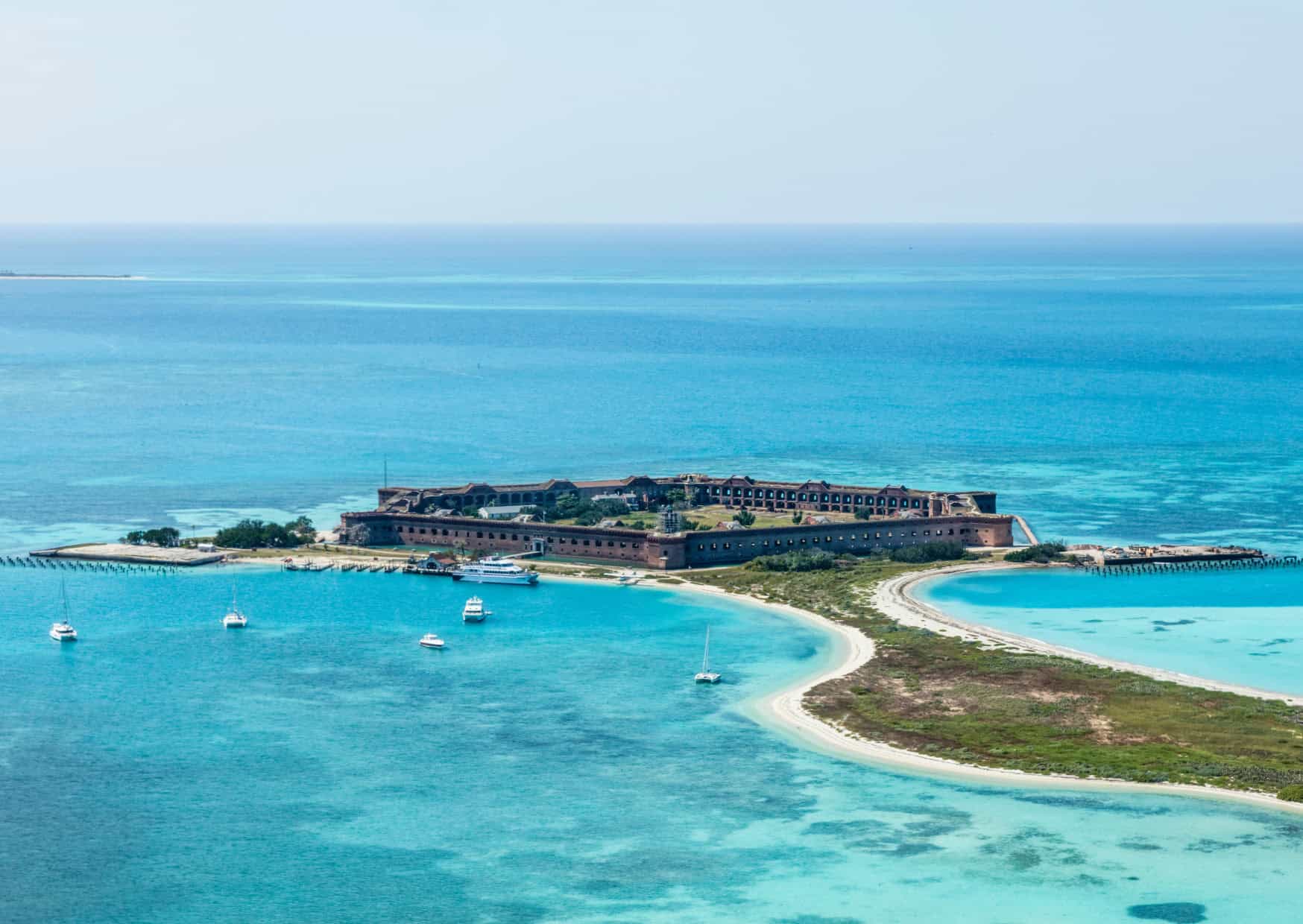 Here are 10 US Hidden National Parks to Visit This Summer and Avoid Crowds 6 Dry Tortugas National Park Florida Top 10 US Hidden National Parks to Visit This Summer