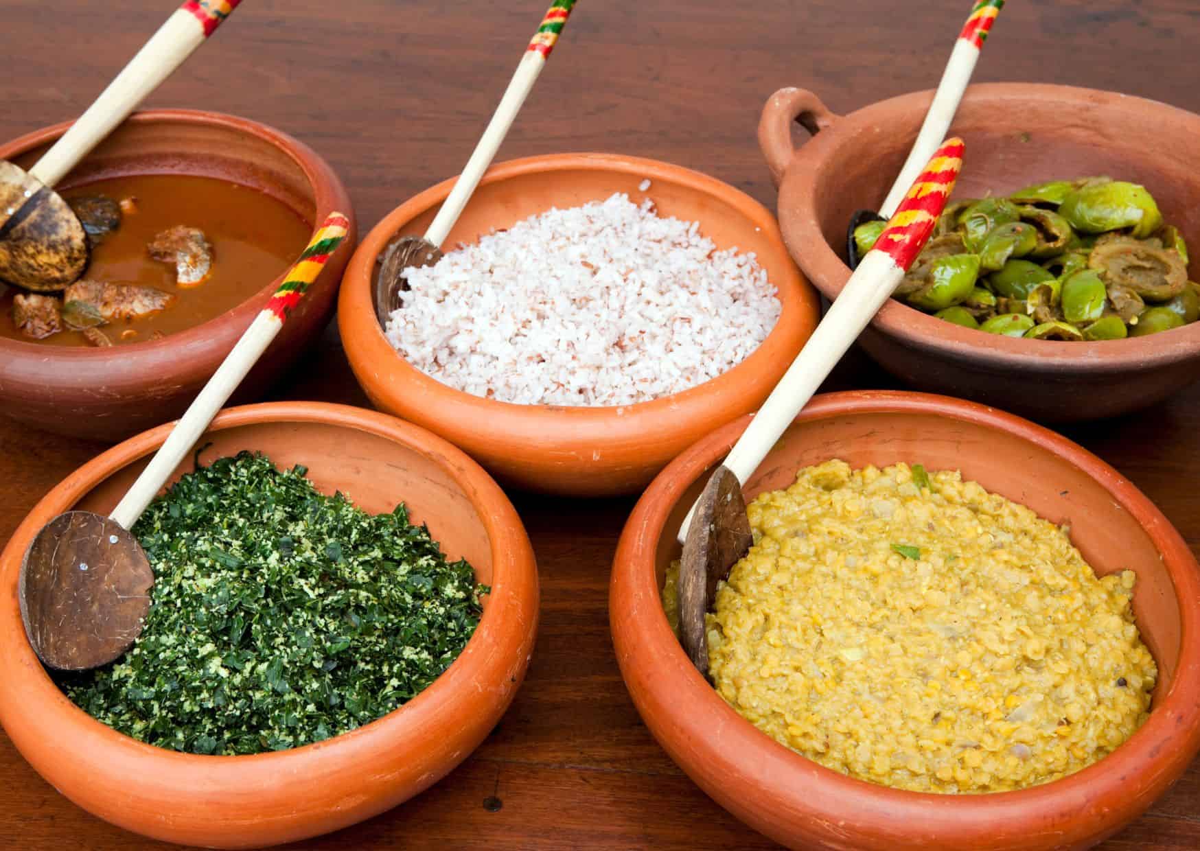 Most Popular Food in Sri Lanka: Rice And Curry