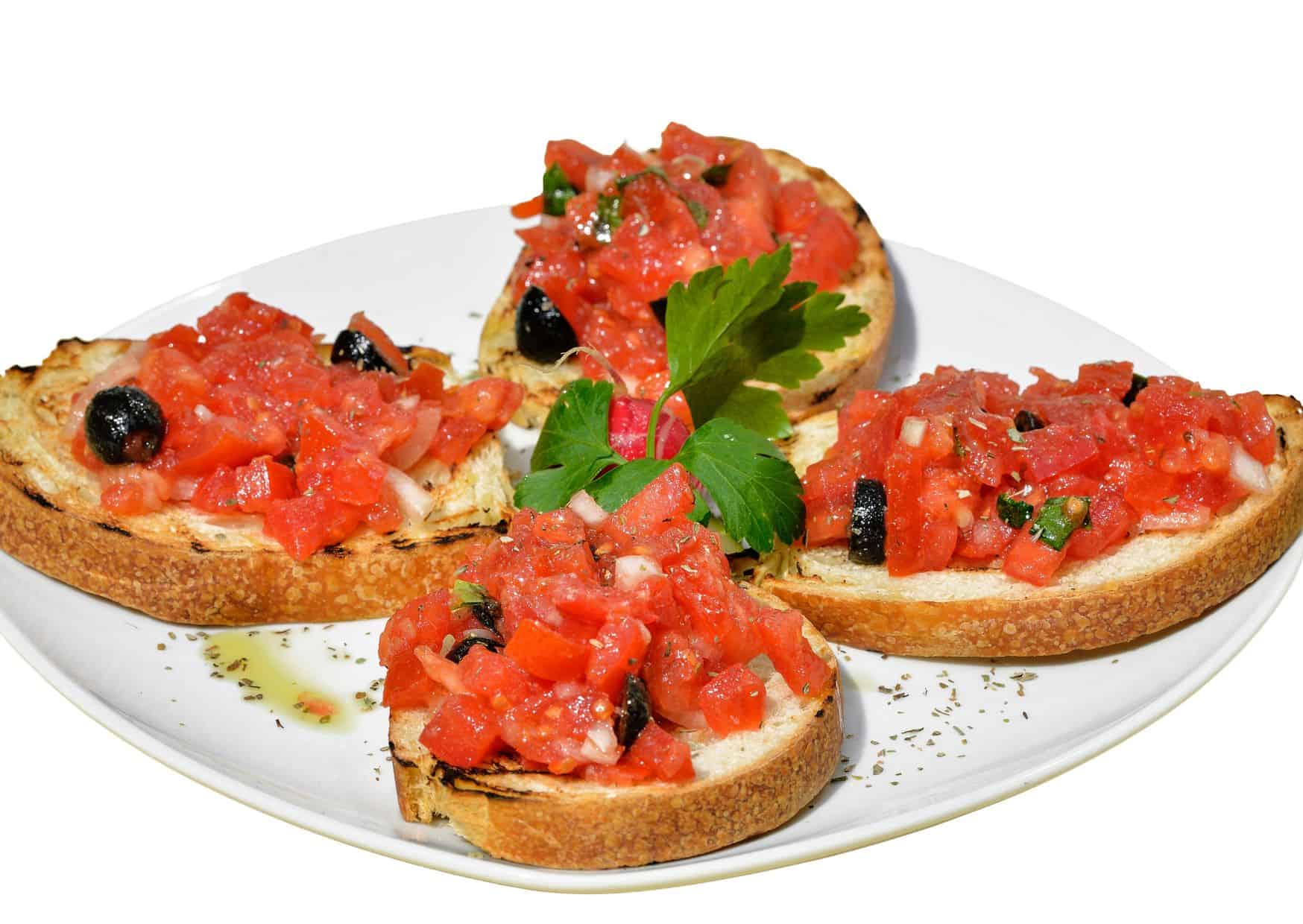 Americans Overcomplicate Bruschetta And Italians Keep It This Simple: How to Make Real Bruschetta al Pomodoro 1 How To Make Bruschetta al Pomodoro (Recipe Guide)