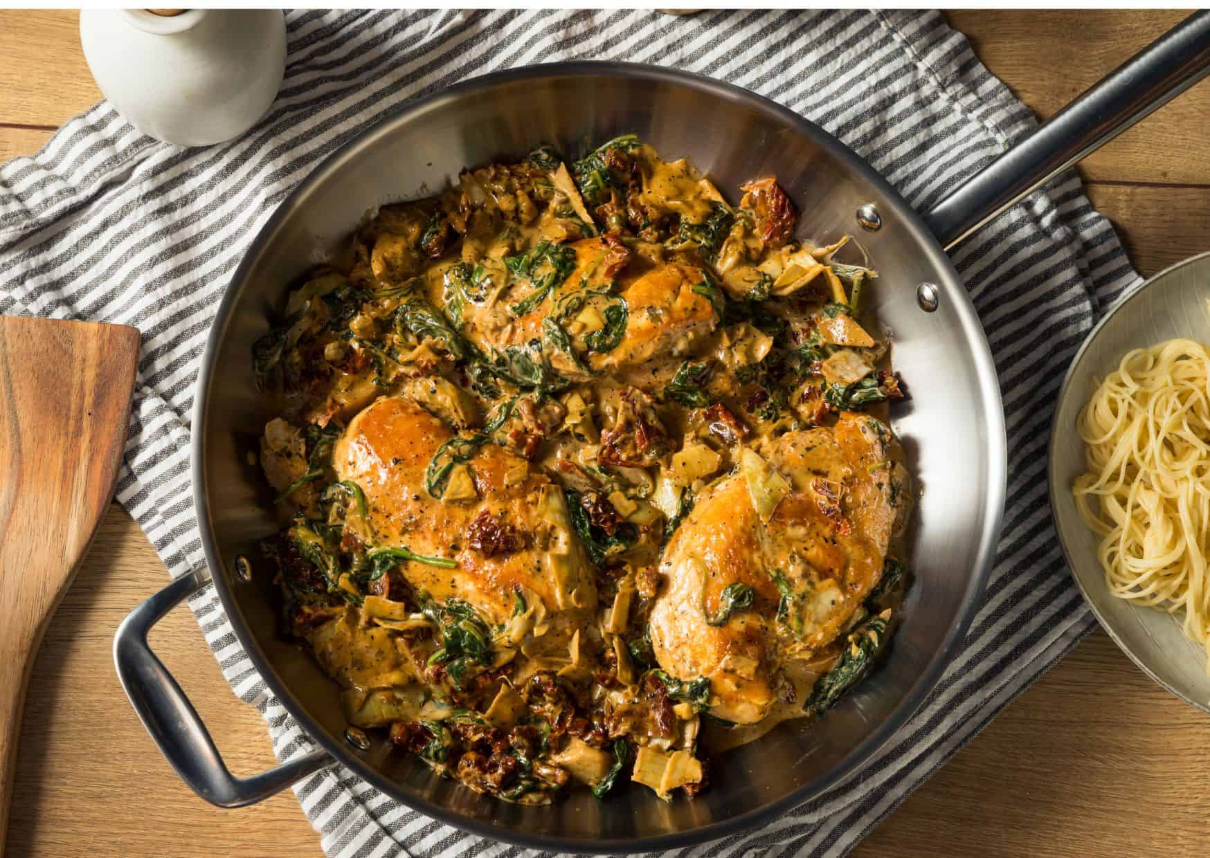 Forget Boring Chicken: How To Make Tuscan Chicken With A Creamy Sauce That Tastes Restaurant-Made 4 How to Make Tuscan Chicken (Recipe Guide)