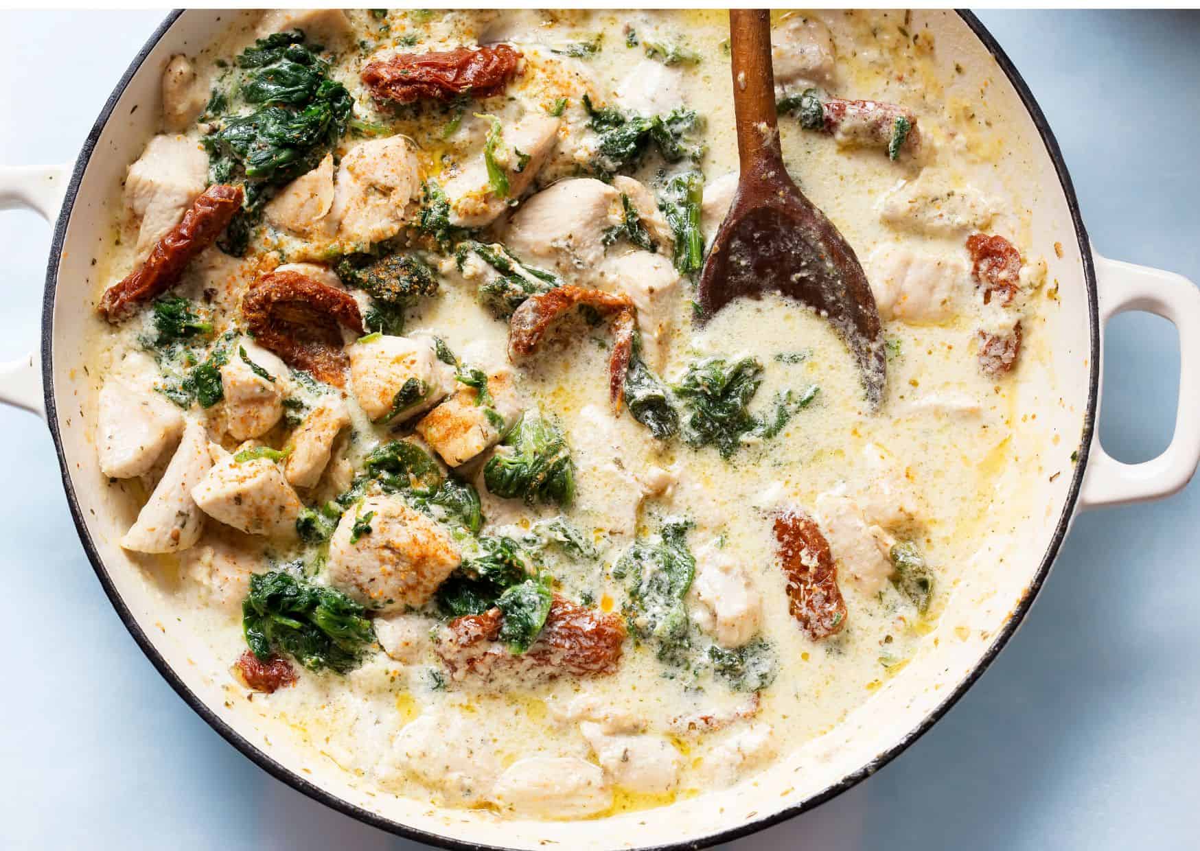 Forget Boring Chicken: How To Make Tuscan Chicken With A Creamy Sauce That Tastes Restaurant-Made 1 How to Make Tuscan Chicken (Recipe Guide)