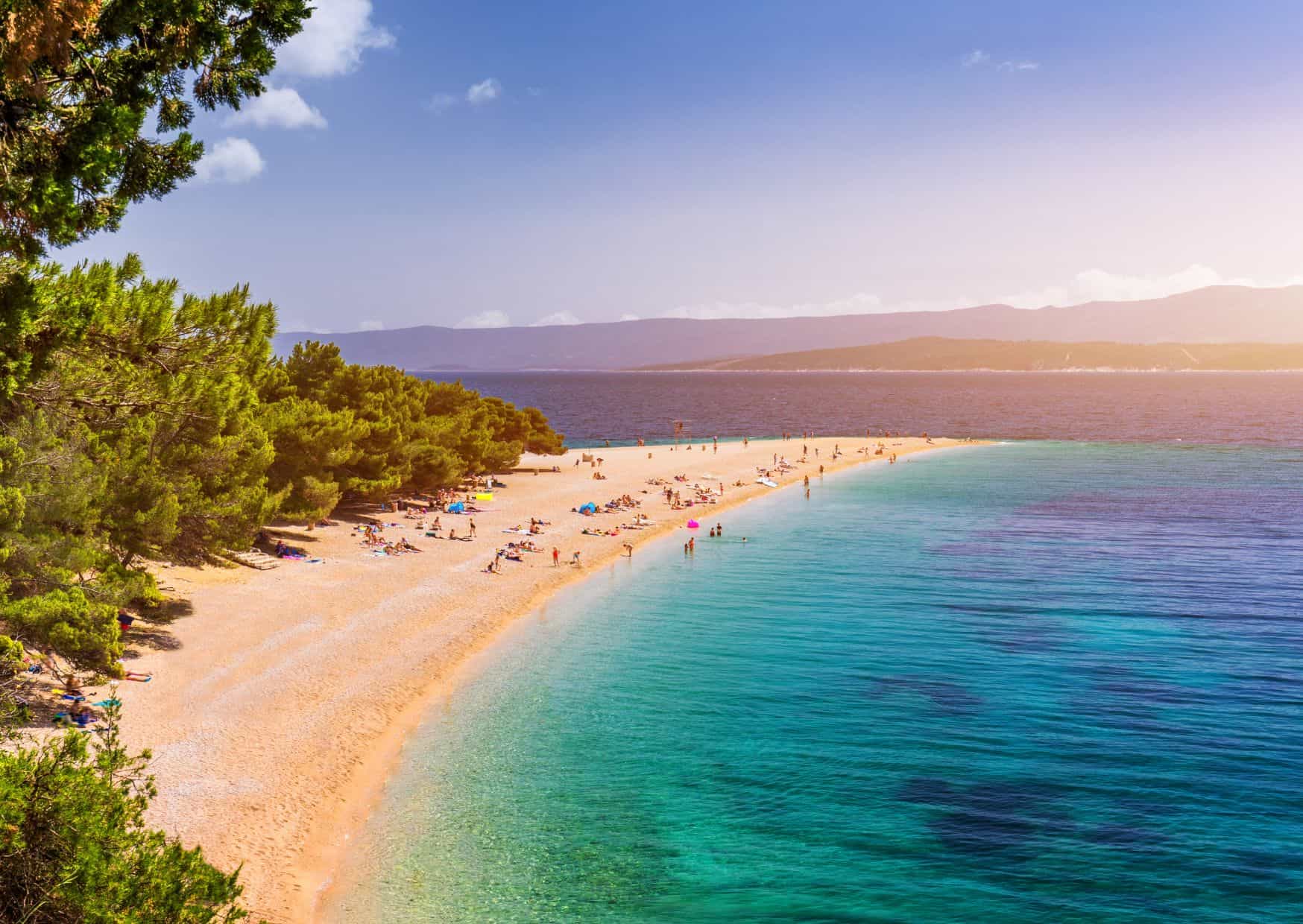 8 Dreamy European Beaches That Will Make You Think You’re in the Caribbean 4 Zlatni Rat (Golden Horn), Brac Island